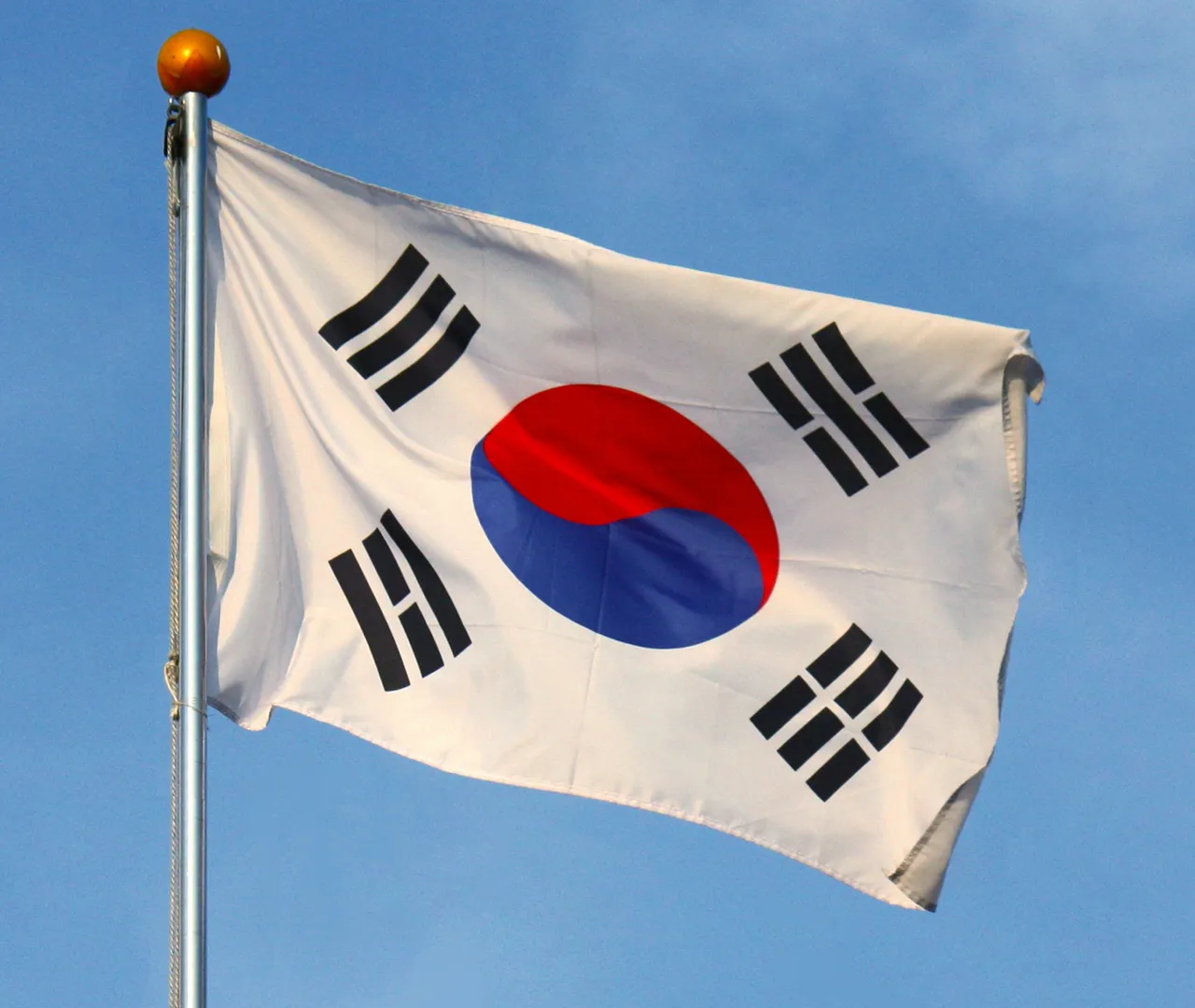 Picture of the South Korean flag