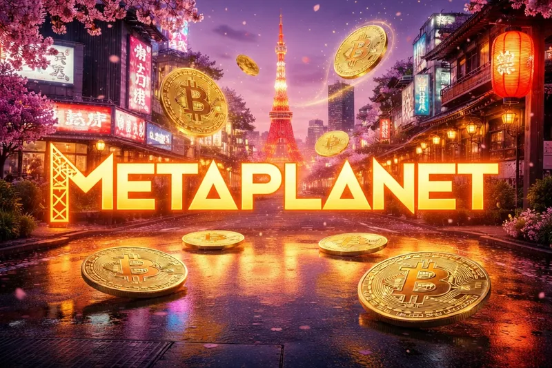 Picture of MetaPlanet logo in Japan