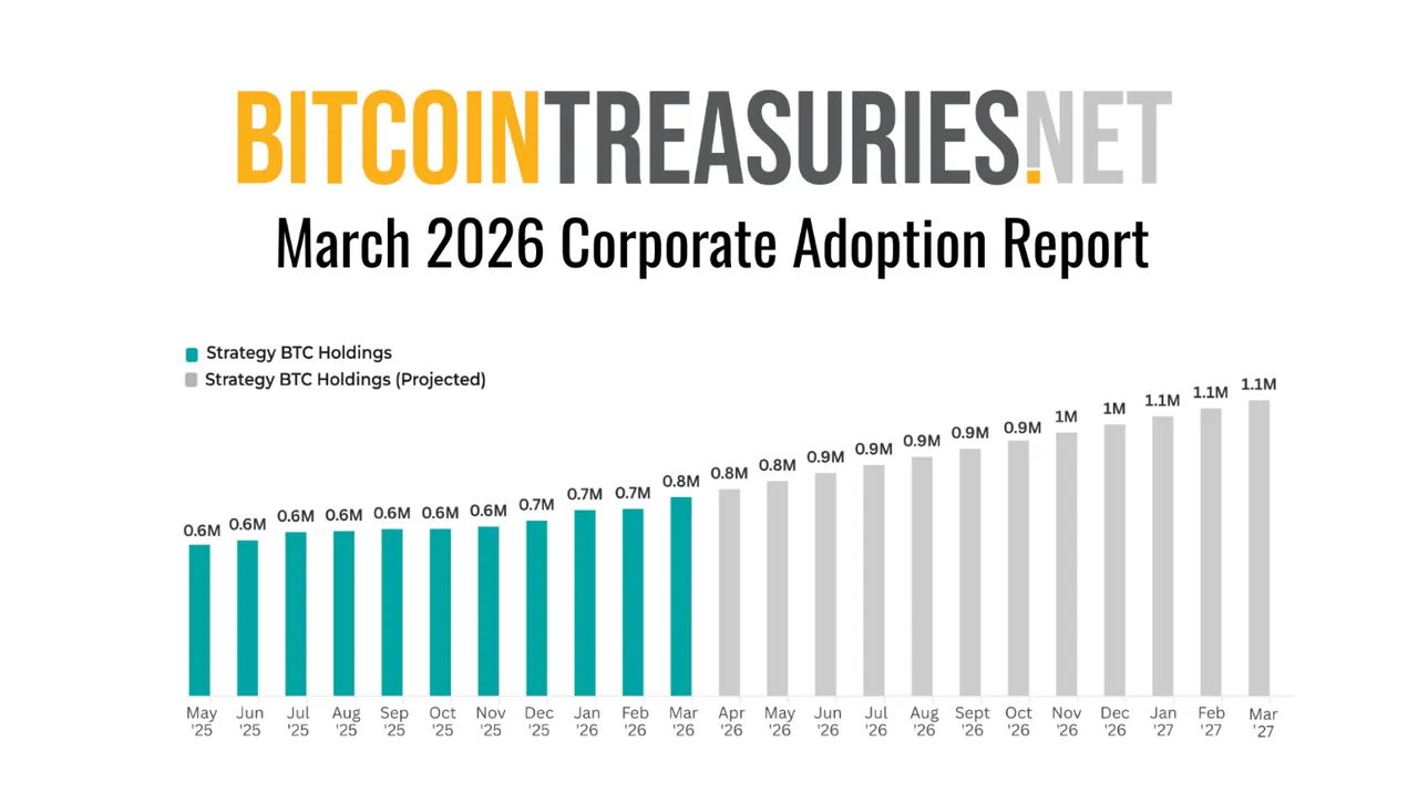 Picture of monthly report by bitcointreasuries.net