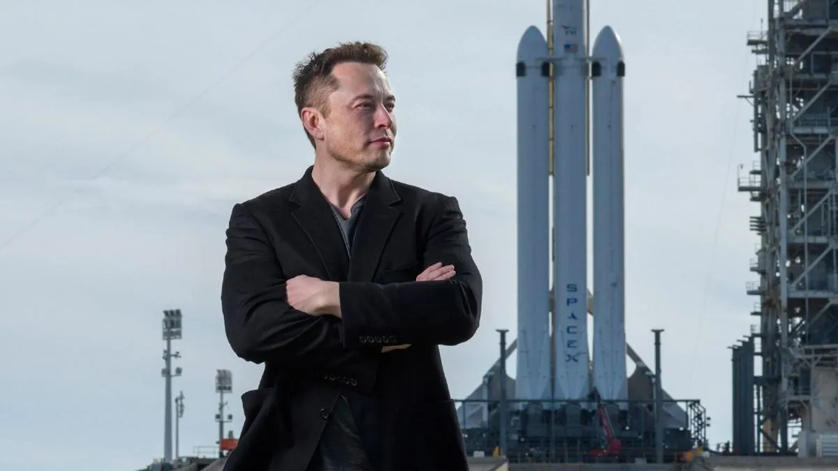 Elon Musk at SpaceX