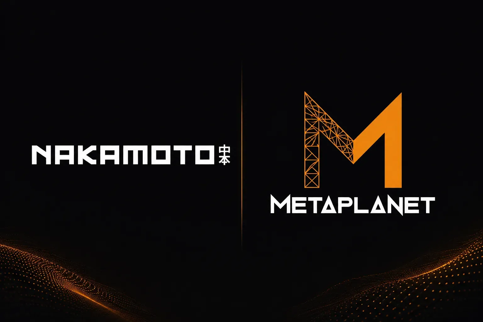 Nakamoto and Metaplanet Logos