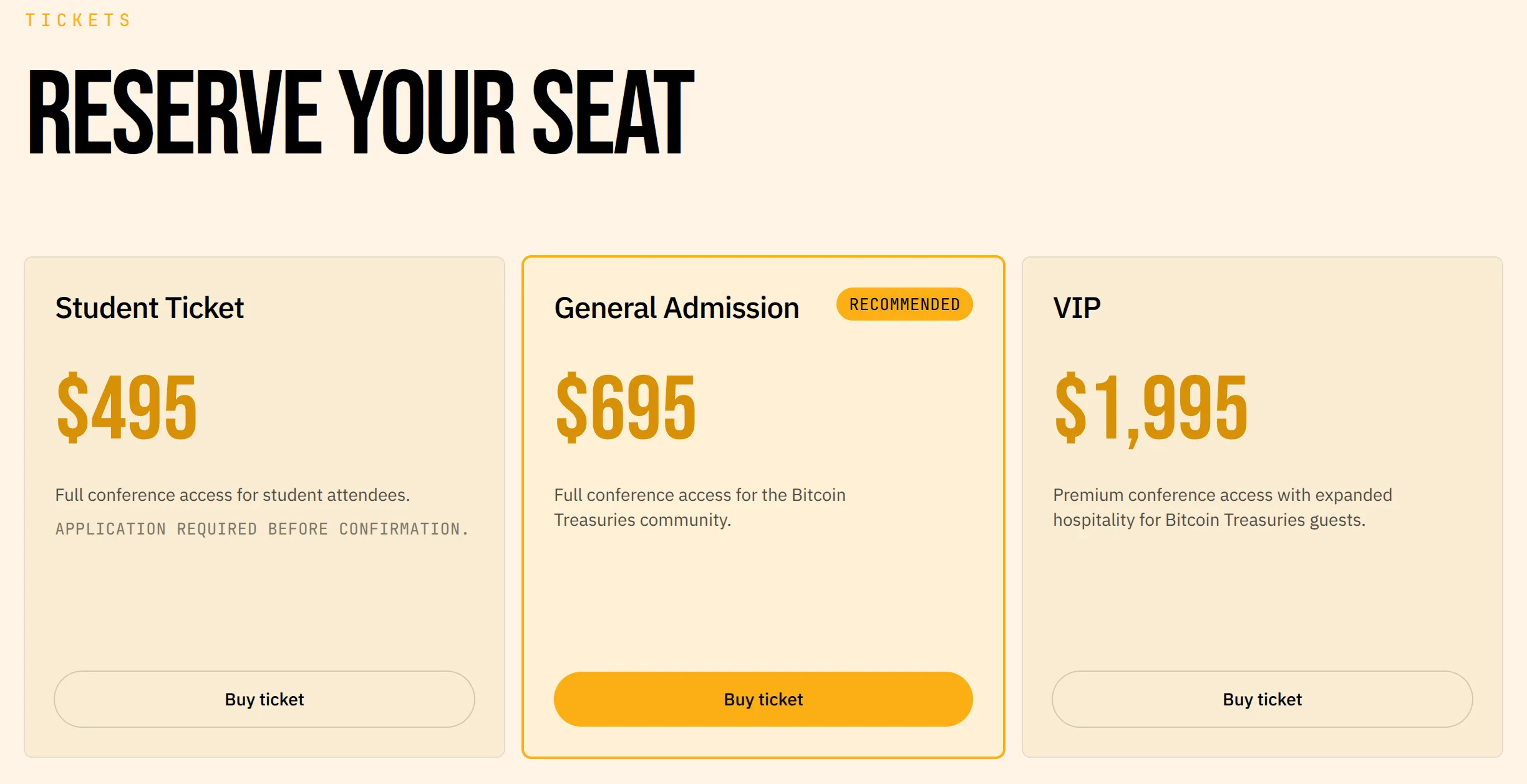 Ticket Prices