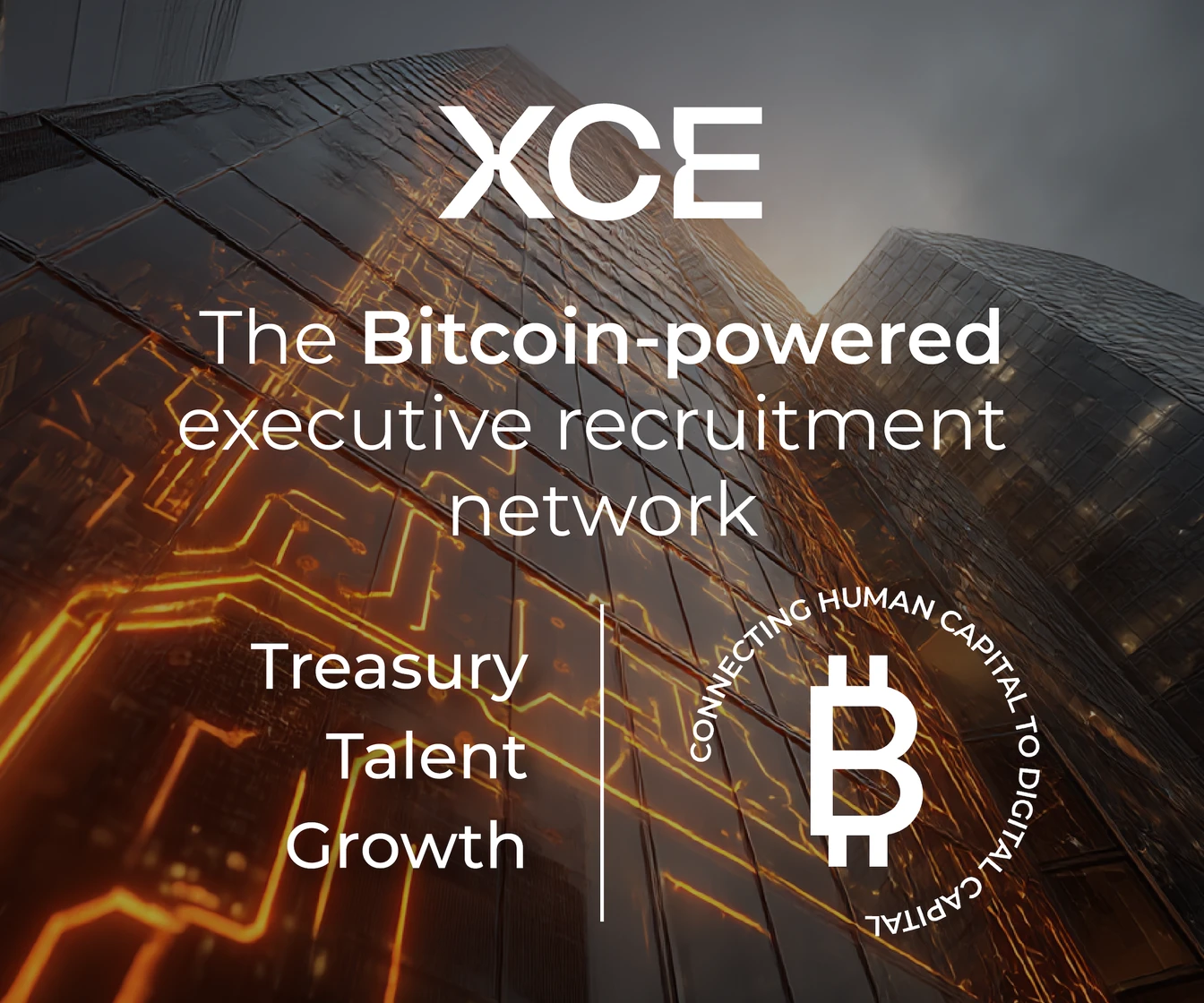 XCE is a Bitcoin-focused public company planning to IPO with an executive recruitment operating business and a dedicated Bitcoin treasury strategy at its core.