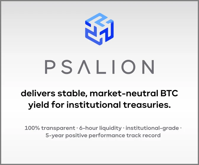 Psalion delivers stable, market-neutral BTC yield for institutional treasuries. 100% transparent · 6-hour liquidity · institutional-grade.