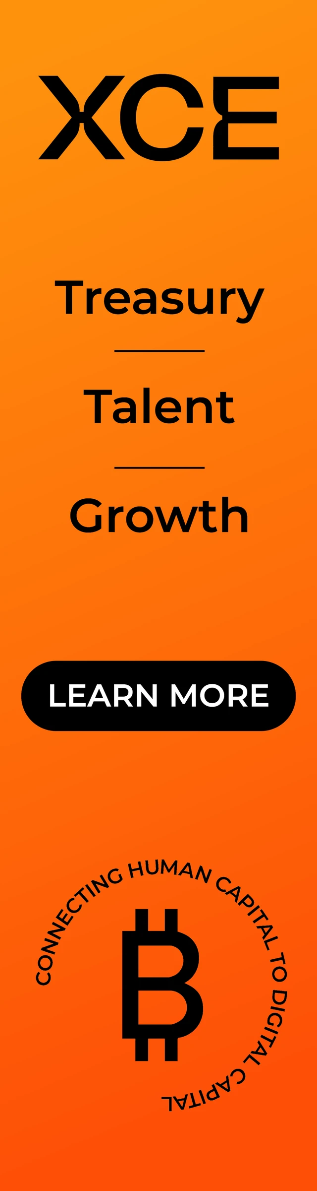 XCE is a Bitcoin-focused public company planning to IPO with an executive recruitment operating business and a dedicated Bitcoin treasury strategy at its core.