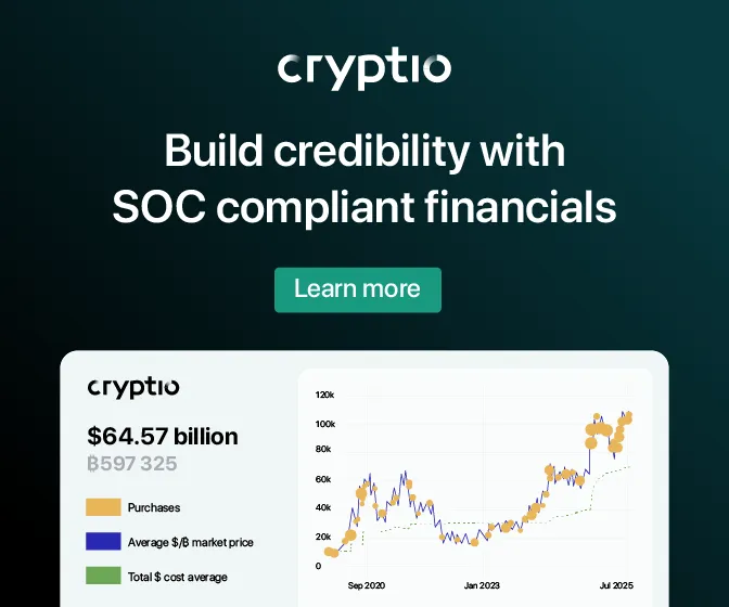 Cryptio — Automate digital asset accounting with audit-ready GAAP/IFRS reporting.