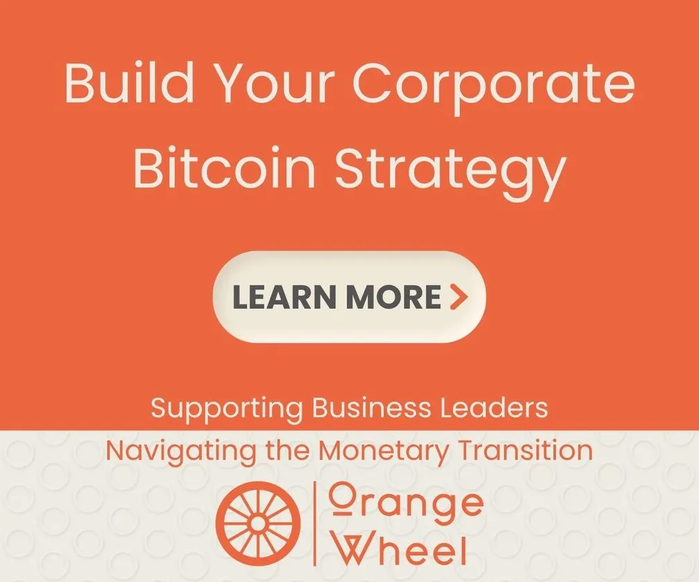 Orange Wheel Advisory helps corporate leaders, boards, and treasury teams understand how Bitcoin is reshaping the global monetary system, providing expert guidance and actionable strategic solutions