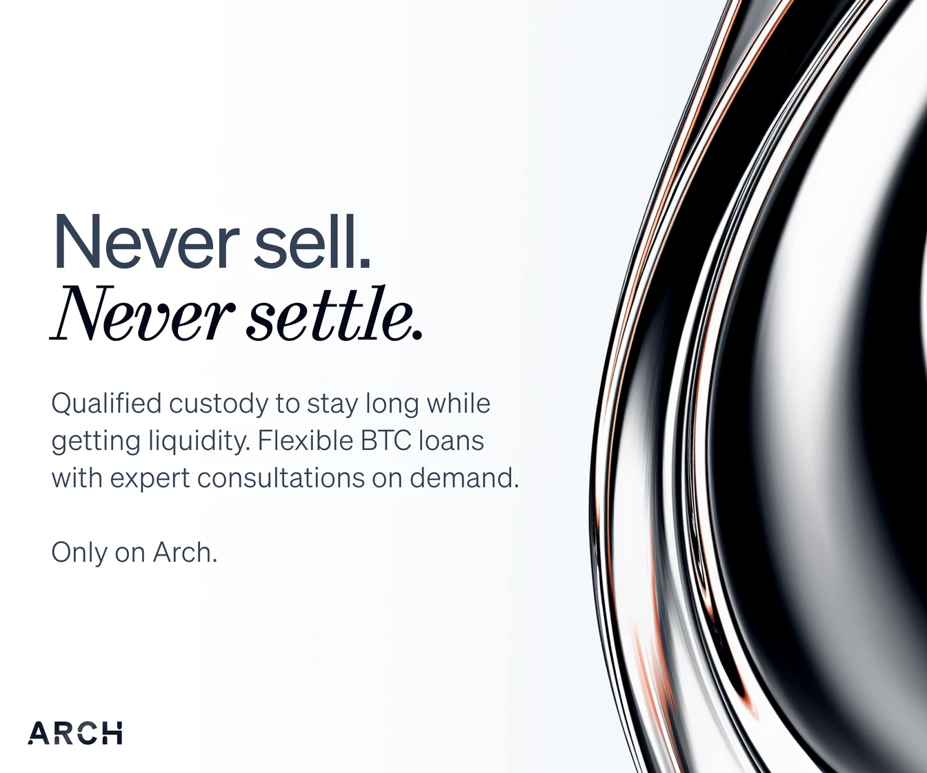 Arch Lending is a secure and regulated crypto lending platform, offering instant loans backed by Bitcoin, Ethereum, Solana, and select startup equity for individuals and institutions.